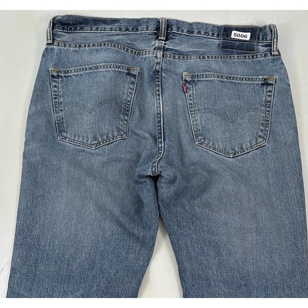 Levi's 559 Relaxed Straight Jeans Men's 36x30 Denim Blue Light‎ Wash Y2K Cotton